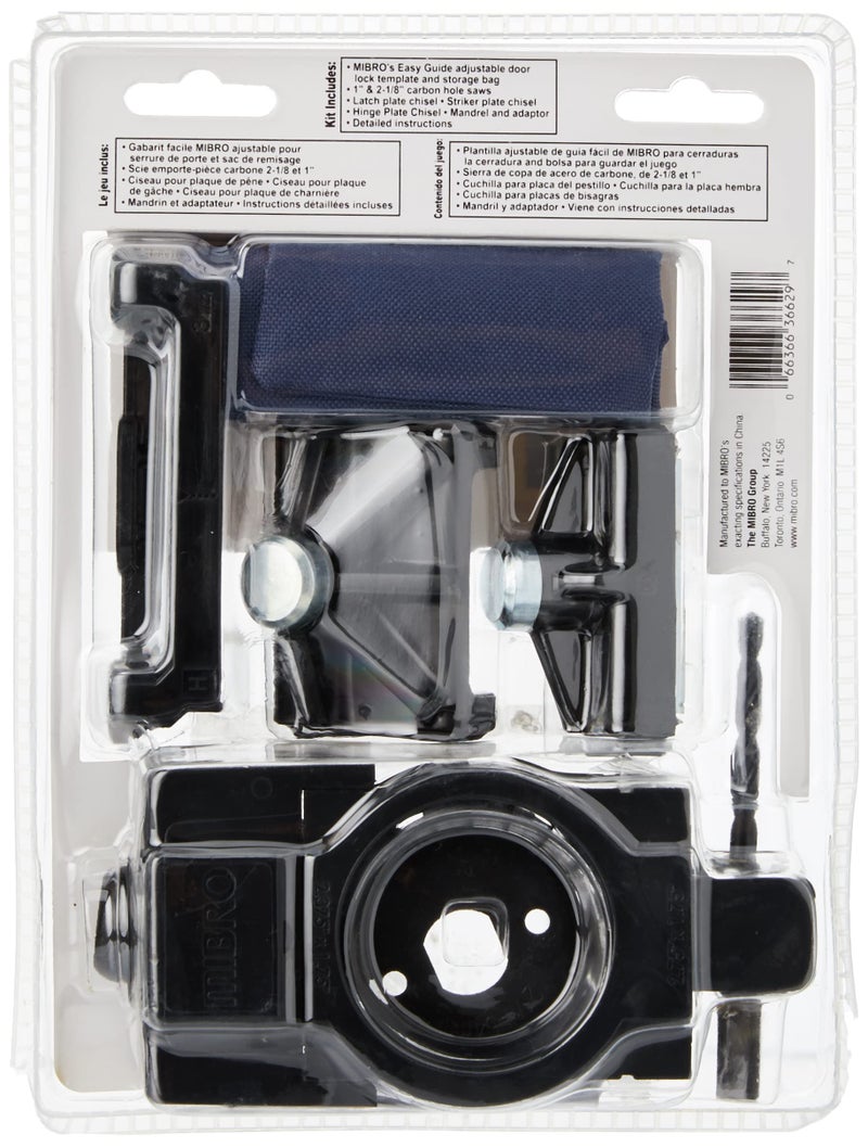 MIBRO 366291 Ultimate Door Lock and Hinge Installation Kit for Wood Doors - Image 3